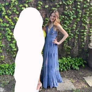 Blue Windsor long dress